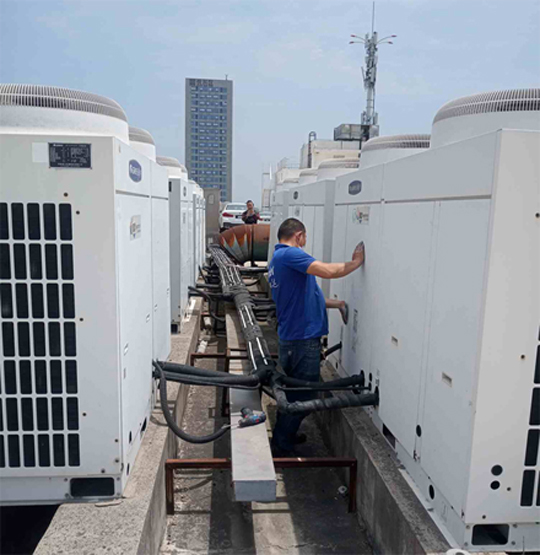 普兰店中央空调制热和不制冷系统维修方法